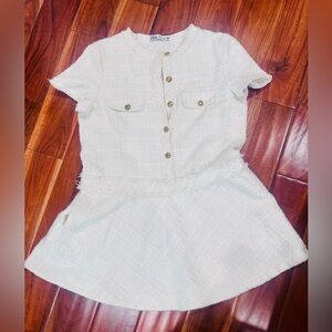 Zara women tweed dress - fits size L